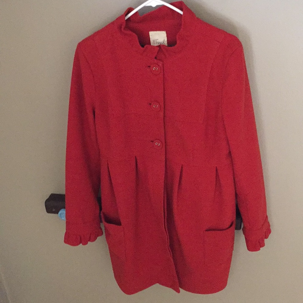 Long fossil winter coat